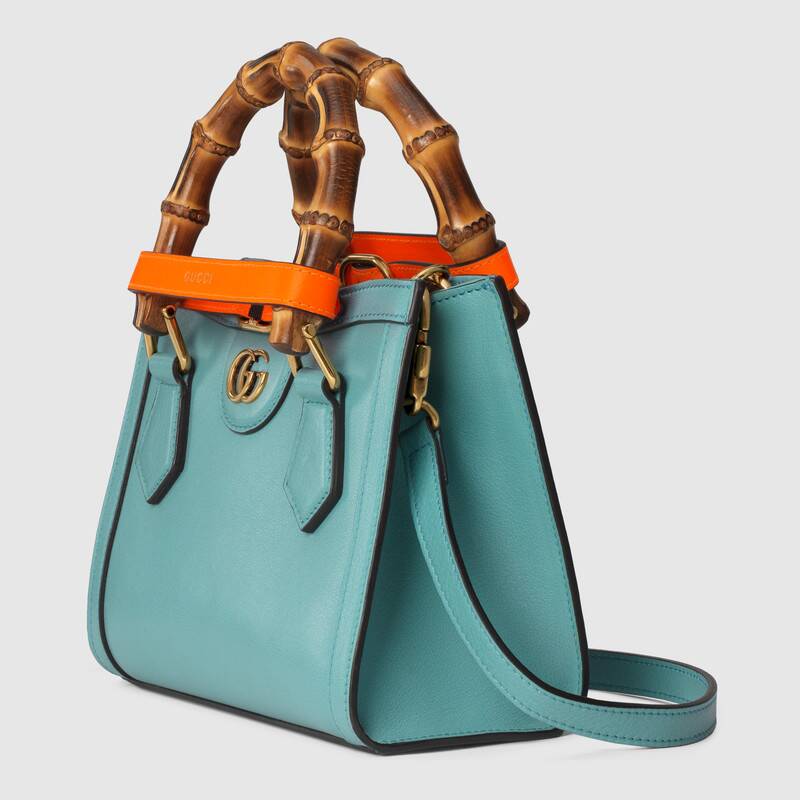 Gucci Diana Mini Tote Bag Shoulder Bag 655661 Light blue